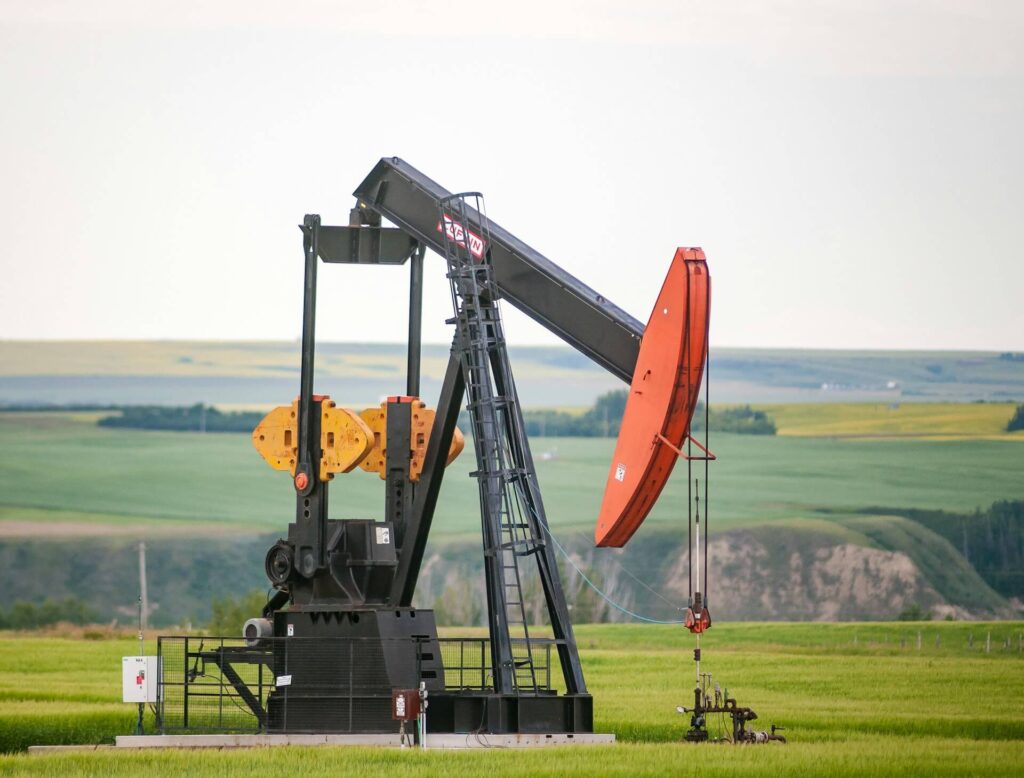 Нефтяная платформа в США Нефтяная платформа в США