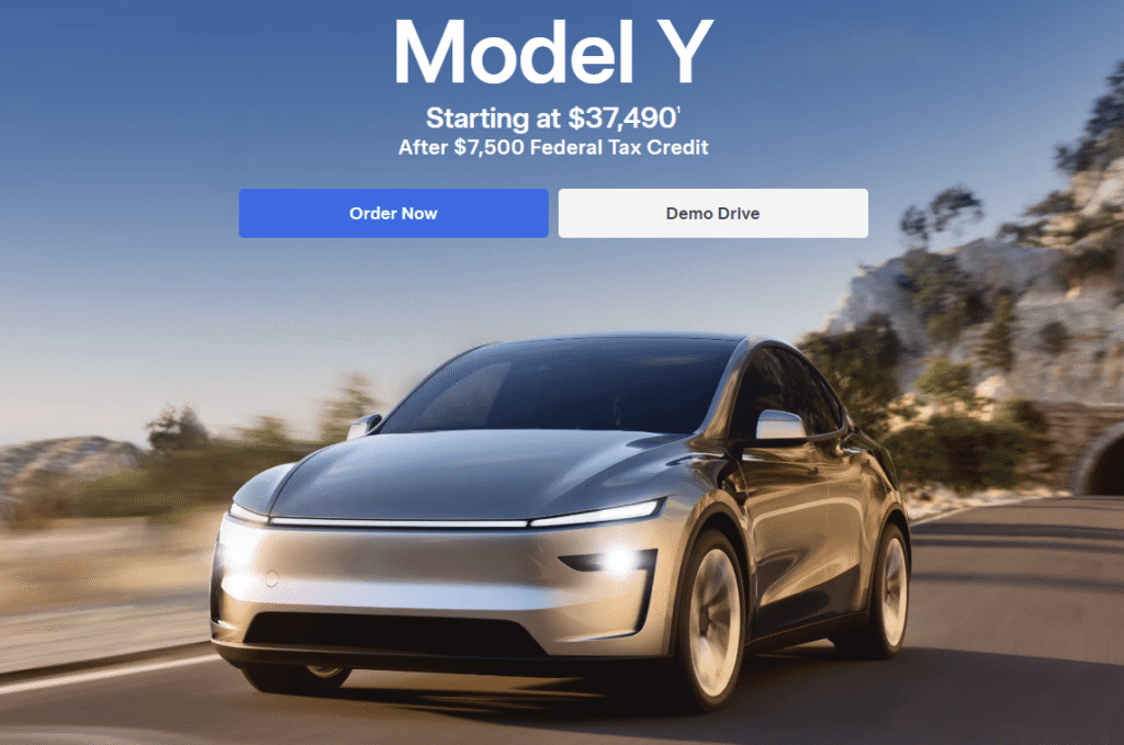 Электро-кроссовер Tesla Model Y Электро-кроссовер Tesla Model Y