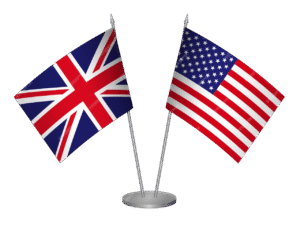 Торговое соглашение США и Великобритании USA US America VS UK United Kingdom Britain